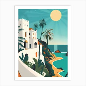 Mediterranean Coast Art Print