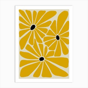 Yellow Daisies Art Print