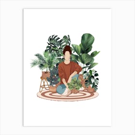 Alison The Plant Mom Art Print