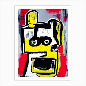 'The Yellow Face' Art Print