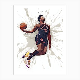 Og Anunoby Toronto Raptors Art Print