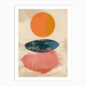 Jetstream Harmony Mid Century Style Art Print