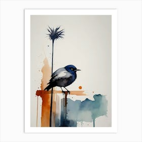 Blue Bird 2 Art Print