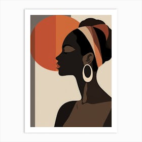 Afro-American Woman 14 Art Print