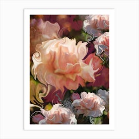 Pink Roses Art Print