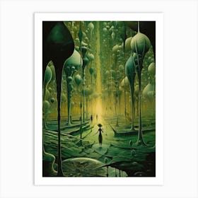 Emerald Dreamscape Art Print