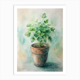 Parsley In A Pot 1 Art Print