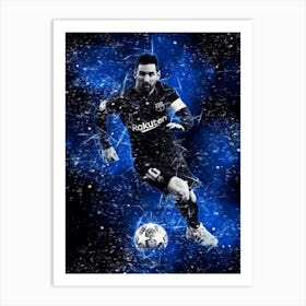 Lionel Messi Skill Art Print