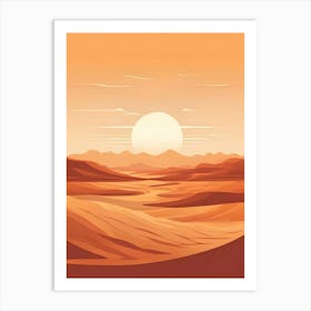 Desert Landscape 16 Art Print