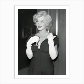 Party For Marilyn At Beverly Hills Hotel Art Print