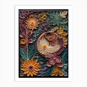 Quilling Art 1 Art Print