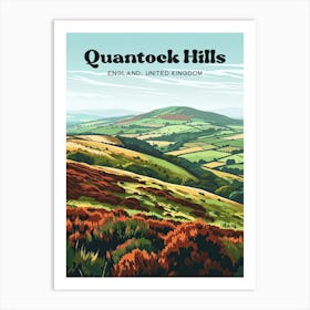 Quantock Hills England Nature S Beauty Travel Art Art Print