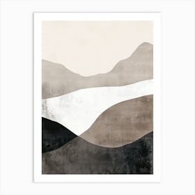 Neutral Tide Minimalist Style Affiche