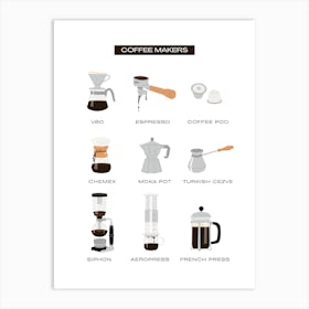 Coffee Makers Cool Poster Art Print