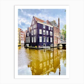 Amsterdam Canals Art Print