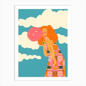 Bubblegum Art Print