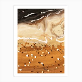 Coffee Beach Art Print