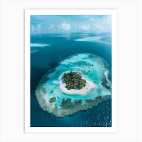 Island In The Maldives 16 Art Print