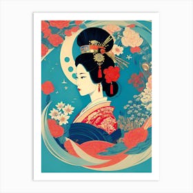 Geisha 108 Art Print