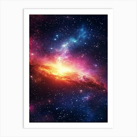 Galaxy In Space Art Print