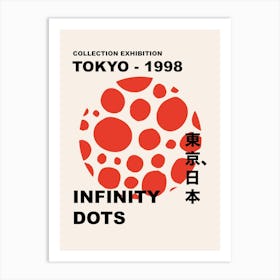 Dots Infinity Yayoi Inspired Japan Art Print