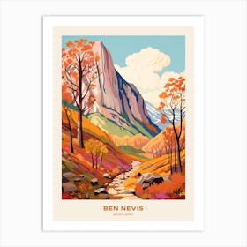 Ben Nevis Scotland 4 Hike Poster Art Print