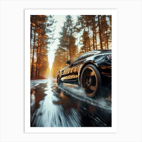 Mercedes Sls Amg Road Art Print