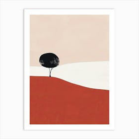 Lone Tree, Hygge Art Print