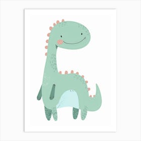 Dinosaur Letter C Art Print