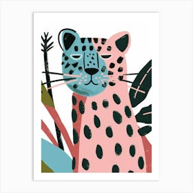 Leopard In The Jungle 37 Art Print