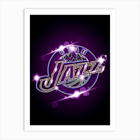 Utah Jazz 1 Art Print