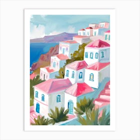 Santorini Print 7 Art Print