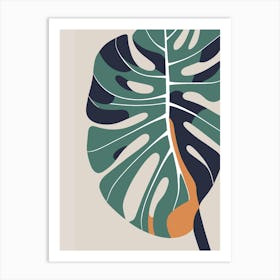 Monstera Leaf 6 Art Print