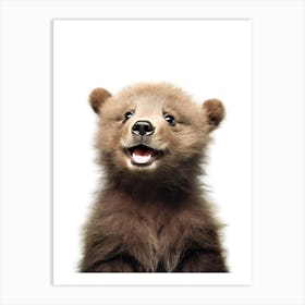 Brown Bear Cub Art Print