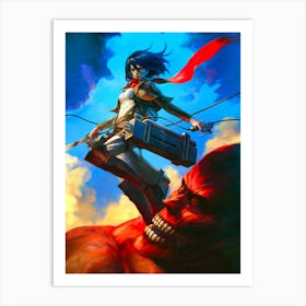 Attack On Titan 9 Art Print