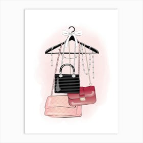 Handbag Stock Art Print