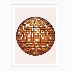 Disco Ball 37 Art Print