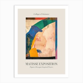 Beaver 1 Matisse Inspired Exposition Animals Poster Art Print