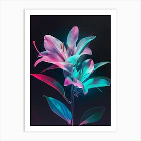 Lily in the Dark Art Print