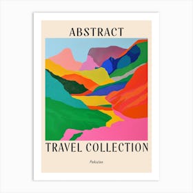 Abstract Travel Collection Poster Pakistan 1 Art Print