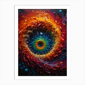 Psychedelic Eye 1 Art Print