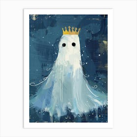 Ghost With A Crown Art Print