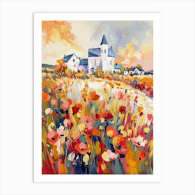 Poppies In The Field 27 Art Print