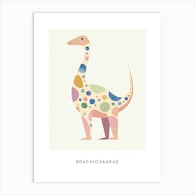 Nursery Dinosaur Art Brachiosaurus 2 Poster Art Print