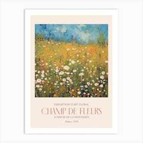 Champ De Fleurs, Floral Art Exhibition 07 Art Print