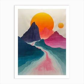 'Sunrise' 69 Art Print