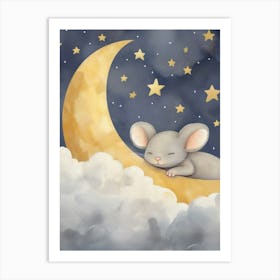 Sleeping Baby Mouse 1 Art Print