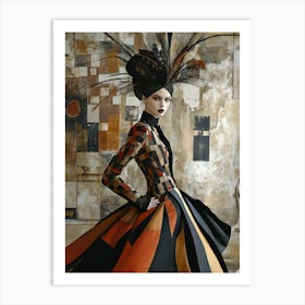 Neo-Deco Fantasy Elegance # 4 Art Print