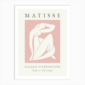 Matisse Abstract Body Print Pink Art Print