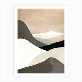 Layers Of Calm Minimalist Style Art Print